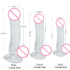 Skin Feeling Realistic Dildo Soft Material Huge Big Penis with Suction Cup Sex Toys for Woman Strapon Female Masturbation - M