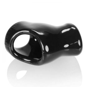 Oxballs Unit X Stretch Cock Ring, Ball Stretcher Black - OXAJ1071BLK