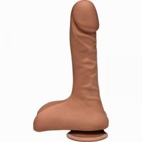 The D Super D 9 inches Dildo with Balls Caramel Tan - TCN-DJ1700-08