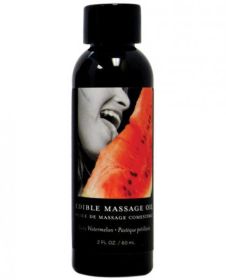 Earthly Body Edible Massage Oil Watermelon 2oz - TCN-7750-204