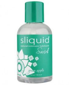 Sliquid Swirl Lubricant Green Apple Tart - 4.2 oz bottle - TCN-7634-04