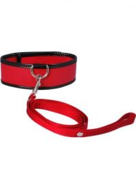 Sex &amp; Mischief Red Leash and Collar - SS10049