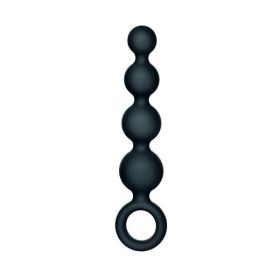 Coco Licious Silicone Booty Beads Black 4.5 Inch - SE293415