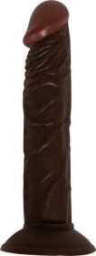 All American Whopper Vibrating 8 Inches Dildo Brown - NW1897-2