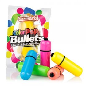 Color Pop Bullet Vibrator Neon Pink - SCRCPBUL101PK