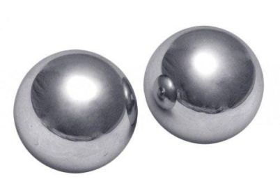 Titanica Extreme Steel Orgasm Balls Silver - XRAC896