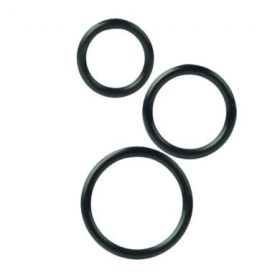 Silicone Support Rings Black 3 Pack - SE145525