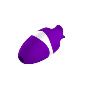 7 Speeds Silent Suction Tongue Powerful Sex Toy Lick Suck Vibration - Purple