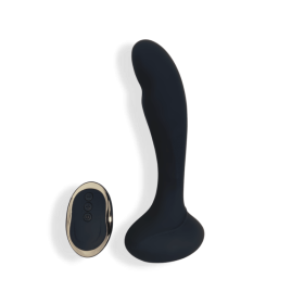 Gaea ‚Äì Vibrating Black Dildo - Black