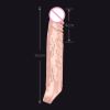 Sex Toys For Men Penis Sleeve Penise Enlargement Extender Condoms Small Cock Increase Extension Nozzles Goods For Adults - Transparent-S