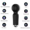 G-Spot Bullet mini AV for Women USB Charge Small Sex Toys Powerful Bullets Vibrator Clitoral Stimulator Portable Mini Massager - Black-no box