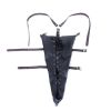 Bondage Restraints Slave RolePlay Hands Wrists Arm Leg Binder Hood Mask PU Leather Tight Single Glove Adult Game Sex Toys - Bundle hand