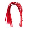 3Colors PU Leather Whip With Tassel Spanking Paddle Scattered Whip Knout Flirting Sex Toys For SM Adult Games Erotic Accessories - black