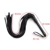 3Colors PU Leather Whip With Tassel Spanking Paddle Scattered Whip Knout Flirting Sex Toys For SM Adult Games Erotic Accessories - black