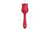 20 Modes False Penis G-spot Vibrator Stimulation Suction Clitoris Dildo - Red