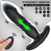 Telescopic Vibrating Anal Vibrator Wireless Remote Sex Toys for Women masturbate Dildo Prostate Massager Gay Men Butt plug - 1