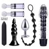 AM31 Female Vibrator Sexy Kit Sex Toys Vagina Orgasm Butt Plug Combination Female Anal Beads Vibrating Adult Suit Dildos Female - 13-piece set-450g