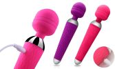 USB Charge 10 Speeds G-Spot Vibrator Wand Massager - Pink